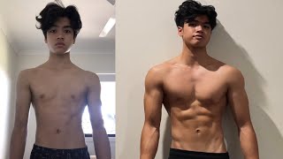 Kristian Apostol 1 Year Body Transformation 1516 [upl. by Ahtelahs]