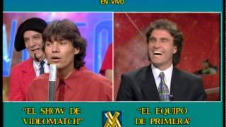 Show del chiste con el Equipo de Primera imitador de Ruggeri  Videomatch 98 [upl. by Ojimmas13]