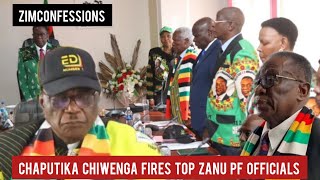 Chaputika Chiwenga Fires Top Zanu PF Officials [upl. by Sanferd]