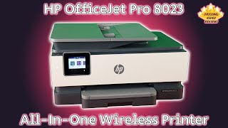 HP OfficeJet Pro 8023 AllinOne Printer Review 🖨️ [upl. by Crelin942]