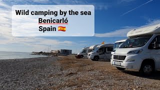 Free overnight Campingcar stop over by the Sea Benicarloó Spain 🇪🇸 [upl. by Nepil]