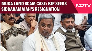 Siddaramaiah Latest News  Karnataka MUDA Land Scam Case BJP Seeks Siddaramaiahs Resignation [upl. by Odoric]