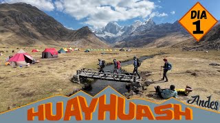 TREKING AL HUAYHUASH  Dia 1 [upl. by Kat]