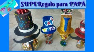 🎩REGALOS PARA PAPÁ FATHERS DAY by MDCchocoregalo manualidades para papá [upl. by Srednas]