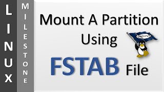 Mount Partition Using FSTAB in Linux [upl. by Vasya155]