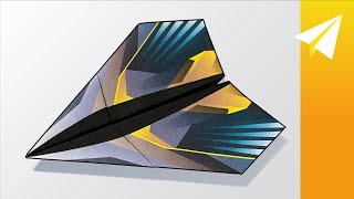 How to Make a GREAT Paper Airplane Glider — Rebel Designed by Will Barron [upl. by Gelya166]