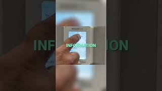 How to Perform a Factory Reset on T10 Honeywell Thermostat shortsfeed thermostat factoryreset [upl. by Mcgean]