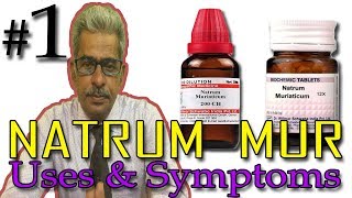 Natrum Mur in Hindi Part 1  Uses amp Symptoms in Homeopathy by Dr PS Tiwari [upl. by Yenobe]