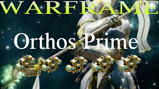 BEST BUILD Warframe Orthos Prime Build [upl. by Mccallion]