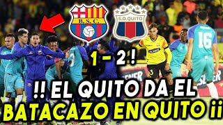 EL QUITO SE LLEVA LA NOCHE AMARILLA  12  BARCELONA SC VS DEPORTIVO QUITO 2024 RESUMEN Y GOLES HOY [upl. by Rezzani622]