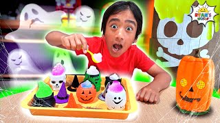 Fun Halloween Science Experiments with Ryan DIY Science for Kids [upl. by Aiym]