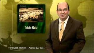 IN THE MARKETSFarmweek TV August 12 2011 [upl. by Nevile]