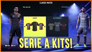 FIFA 22 l All Serie A Teams amp Kits [upl. by Gnouc]