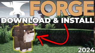 How To Download amp Install Forge in Minecraft 2024 [upl. by Dael]