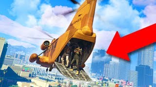 HOW MANY PEOPLE CAN YOU FIT IN THE BACK OF A CARGOBOB  GTA 5 THUG LIFE 183 [upl. by Noakes]