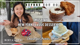 CHEESECAKES PASTRIES GELATO New York Classic Desserts [upl. by Fleece]