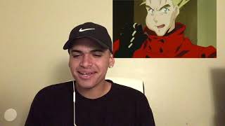 Trigun REACTION EPISODE 2 VASH IS A FLIRT [upl. by Nehtiek]