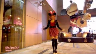 【踊ってみた】Mickey Mouse March Eurobeat Version  Domino [upl. by Amarette]