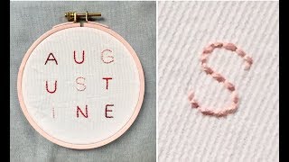 Spécial débutant  premier projet BRODERIE ✨ Marion Blush [upl. by Grindle855]