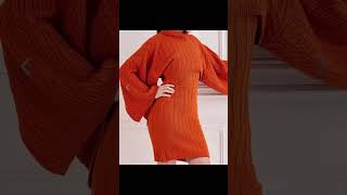 Try Sweater Dresses This Winter  Latest dress designs sweater dress [upl. by Bayless]