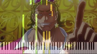 The Past of Tesoro  One Piece Gold Piano Tutorial Sheets [upl. by Eidna]