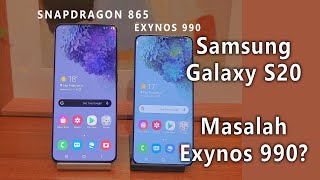 Samsung Galaxy S20  Exynos 990 vs Snapdragon 865 [upl. by Atnek990]