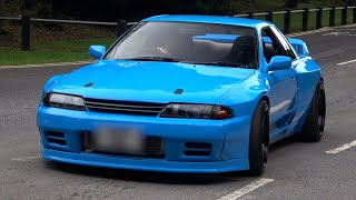 Modified Cars Leaving a Car Show Tuner Fest North 2024  Oulton Park [upl. by Mureil]