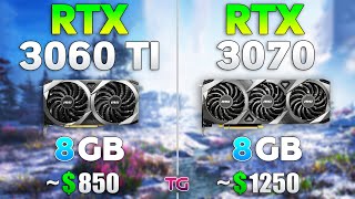 RTX 3060 Ti vs RTX 3070  Test in 1440p [upl. by Annavoj]