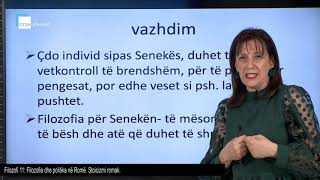 Filozofi 11  Filozofia dhe politika në Romë Stoicizmi romak [upl. by Naget]