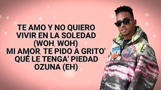 Ozuna  Amor Genuino Letra 4K [upl. by Euqinahc]