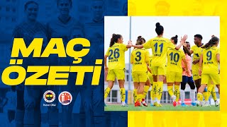 MAÇ ÖZETİ Fenerbahçe Petrol Ofisi 40 Bitexen 1207 Antalyaspor  Turkcell Kadın Futbol Süper Ligi [upl. by Enairda]