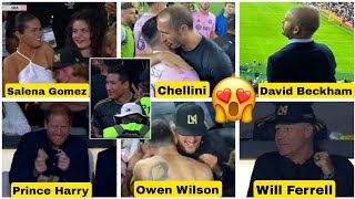 Celebrities reaction to Messis Inter miami vs LAFC performance 😍 [upl. by Hendry58]