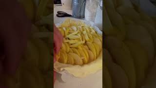 recette de tarte aux pommes rapidecuisine pâtisserie pomme [upl. by Acinhoj]