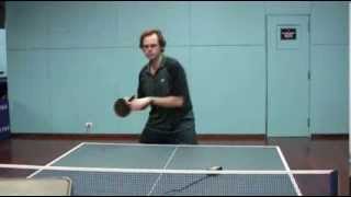 Table Tennis  Penholder Antispin vs Backspin [upl. by Tomchay19]