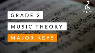 Grade 2 Music Theory  Major Keys amp Scales [upl. by Inaluiak]