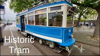 Historische Tram Zürich  Führerstandsmitfahrt [upl. by Anastice]