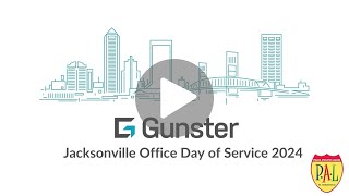 Gunsters Jacksonville Office Day of Service [upl. by Ahsinrats300]