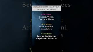 Zodiac Secrets What Your Sign Really Craves [upl. by Schulz]