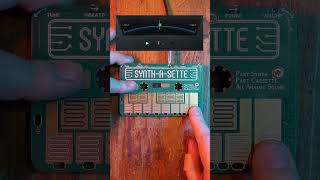 This is the SynthASette made by buildmicrokits  synthasette analogsynth synth shorts [upl. by Ennovahc]