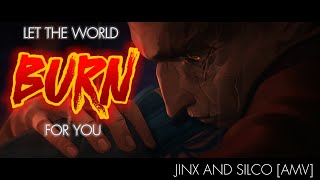 AMV 4K Jinx and Silco  Let the world burn for you [upl. by Sigvard]