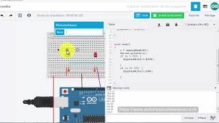 8Arduino Photorésistance tinkercad [upl. by Ecyor]