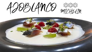 AJOBLANCO MALAGUEÑO‼️ con ⭐️⭐️⭐️ Michelin Dani García [upl. by Cooper359]