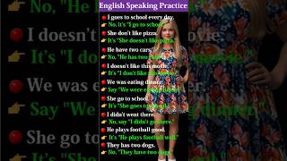 Common English mistakes and error  Daily English Grammar for Beginner americanenglish english [upl. by Nylecyoj]