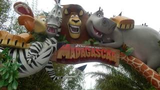 Madagascar Crazy River Adventure  Beto Carrero World 2016 [upl. by Olsen]