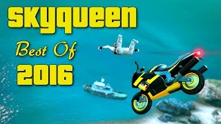 GTAV Skydive  Skyqueen Best Of 2016 [upl. by Langham779]