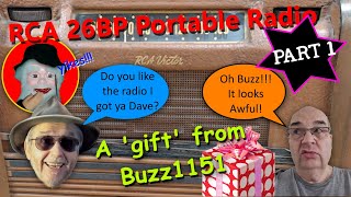 RCA Victor 26BP  a Gift from Buzz1151  Part 1 [upl. by Marybella]