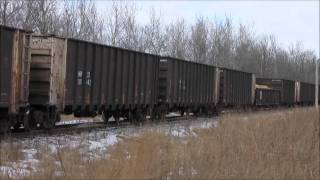 7th Wisconsin Norrthern Cameron WI MWCX Train Heading South [upl. by Eiffe]