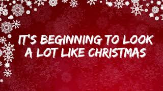 Michael Bublé  Its Beginning To Look A Lot Like Christmas Lyrics [upl. by Caraviello]