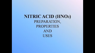 Lecture 8 Nitric Acid  Preparation Properties And Uses [upl. by Eynenihc839]