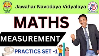 PRACTICE SET MEASUREMENT  NAVODAYA STUDENT CLASS 6TH  JNVST2024 [upl. by Zetroc19]